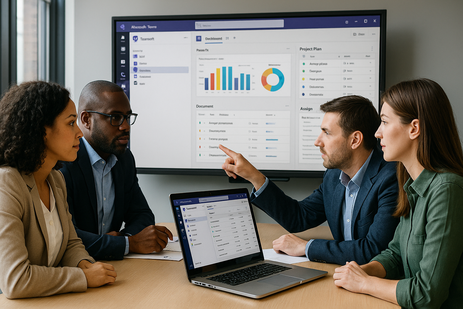 Colaboração em tempo real e gestão eficiente de projetos com o Microsoft Teams e apoio da KSTI Consultoria.