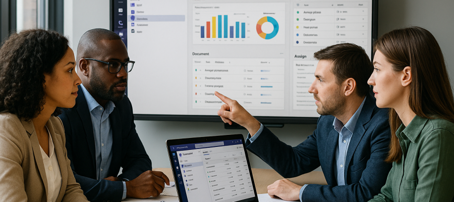 Colaboração em tempo real e gestão eficiente de projetos com o Microsoft Teams e apoio da KSTI Consultoria.