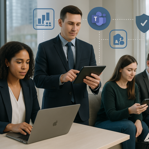 Microsoft 365: impulsione sua empresa com colaboração, produtividade e segurança — com suporte da KSTI Consultoria, parceira oficial Microsoft.